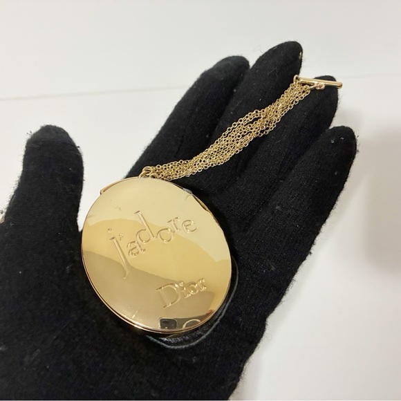 🌸New  Dior Parfums J'adore Pocket Mirror Gold  Metal - Picture 4 of 4